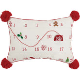 Pillow Embroidered Advent Calendar