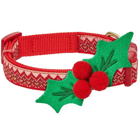 Holly | Christmas Dog Collar