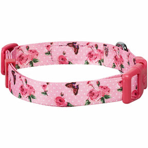 Butterfly and Rose Petal | Paws Floral Dog Collar