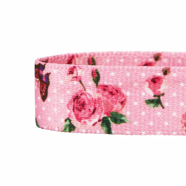 Butterfly and Rose Petal | Paws Floral Dog Collar