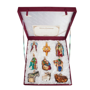 Old World Christmas - Nativity Set Ornaments