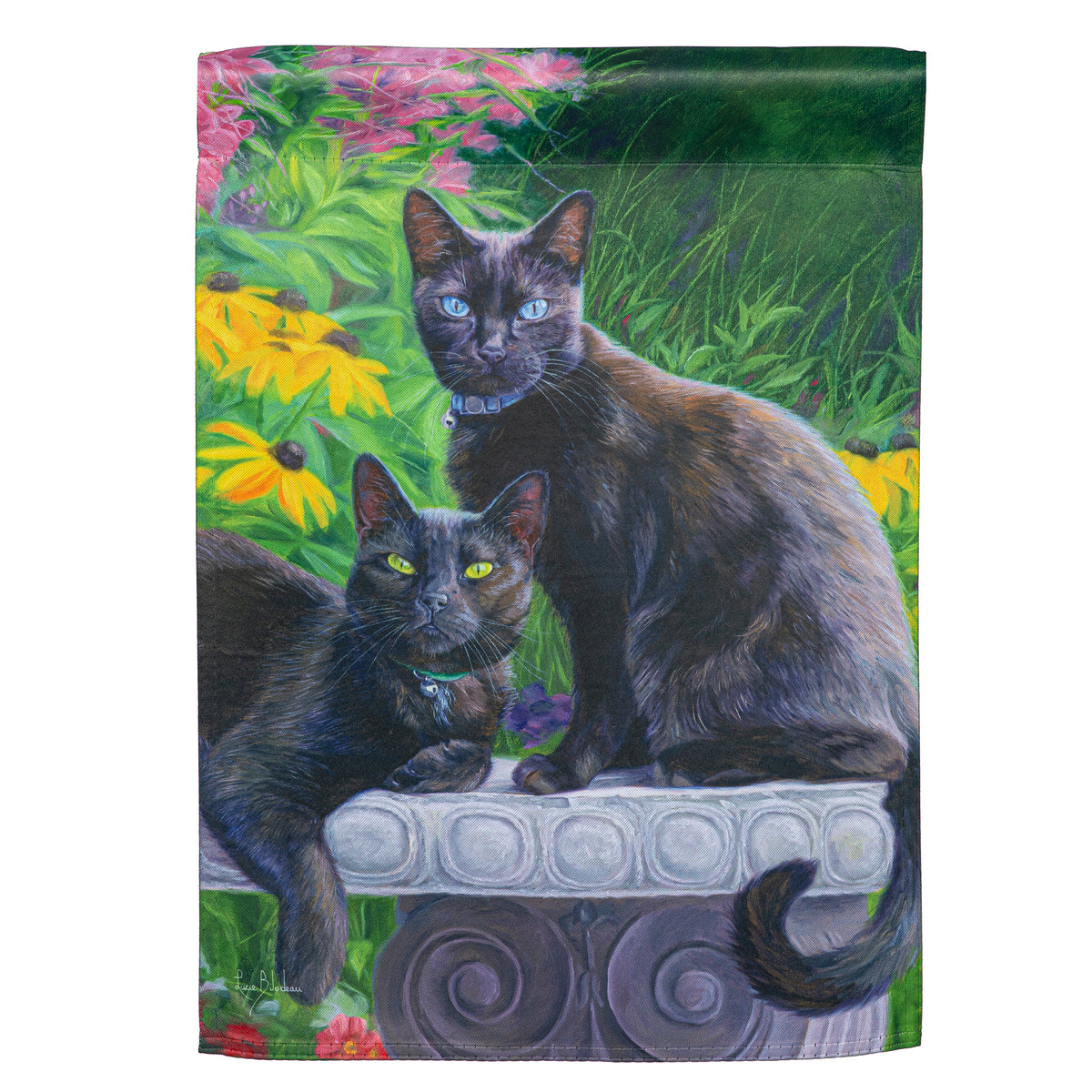 Flag Black Beauties (2 Cats)