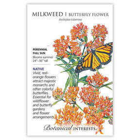 Milkweed Butterfly Flower Seeds