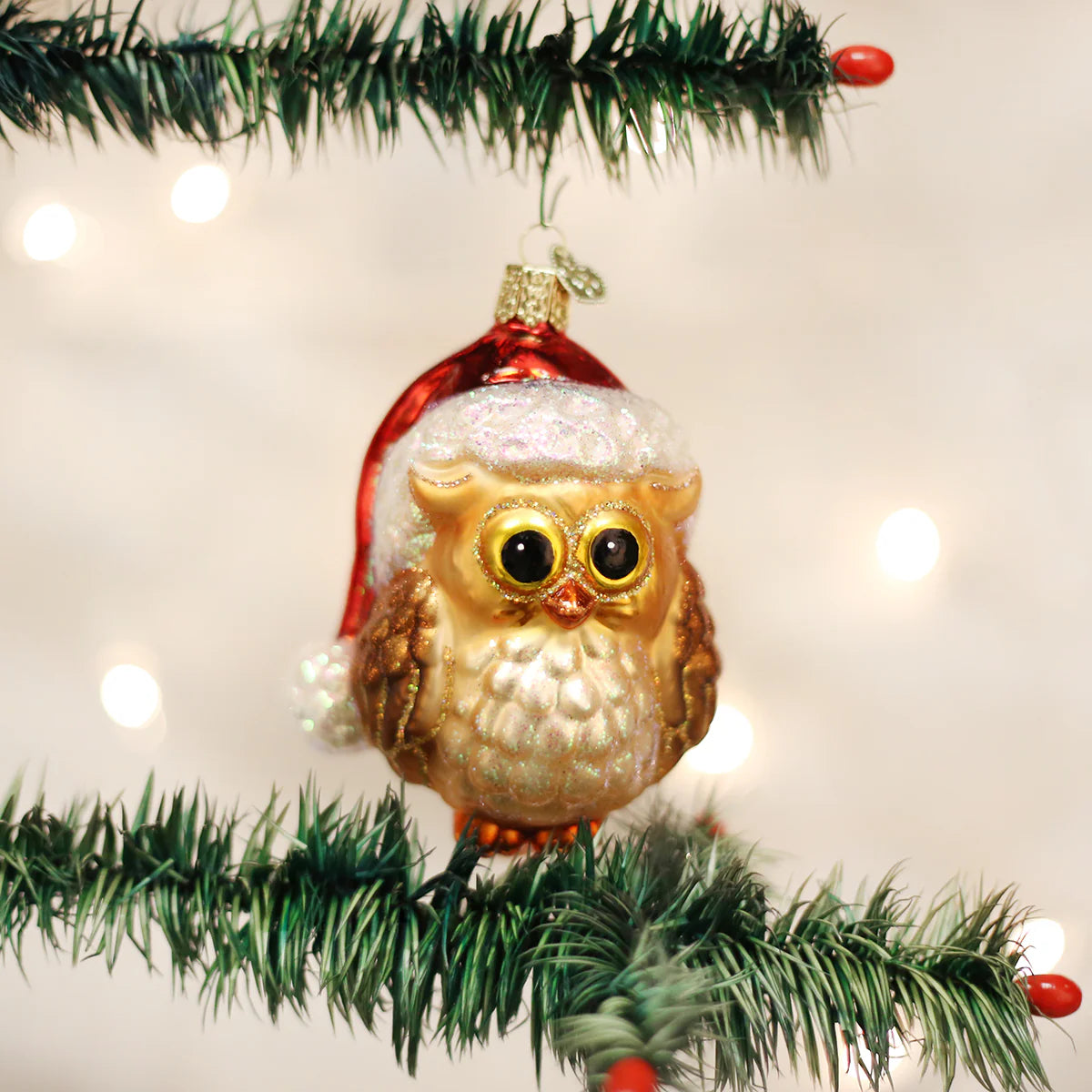 Old World Christmas - Santa Owl Ornament