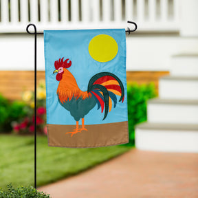 Flag Colorful Rooster Basic