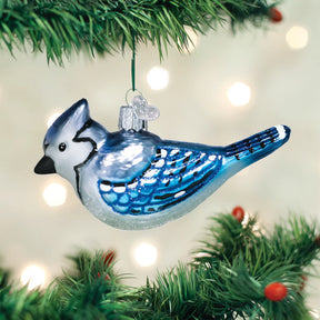 Old World Christmas - Bright Blue Jay Ornament