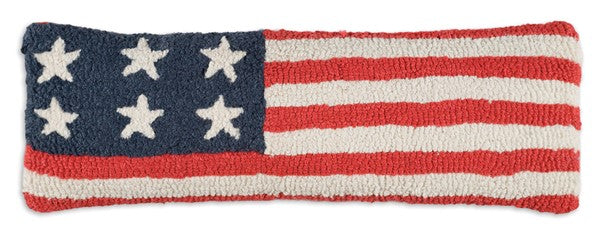 Pillow Hooked Stars & Stripes