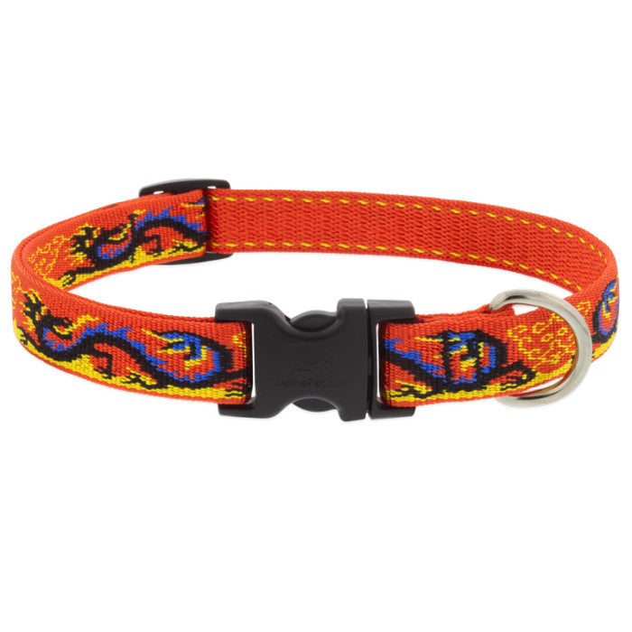 Lupine Pet - Collar Nylon Adjustable Lucky Dragons