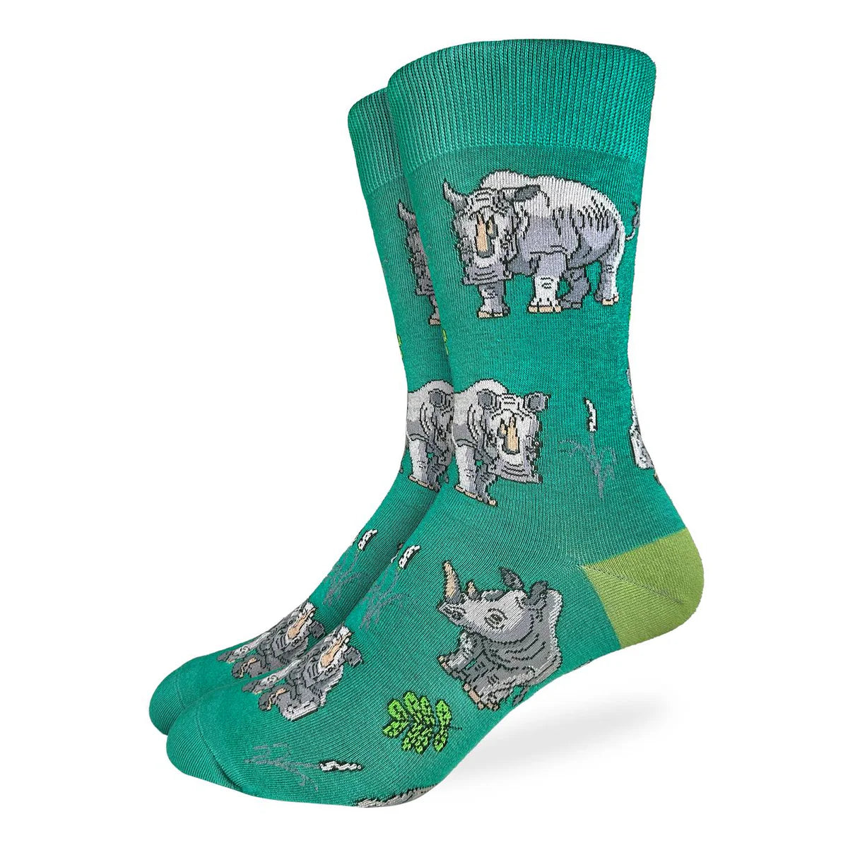 Good Luck Sock - Men's Rhinoceroses Teal