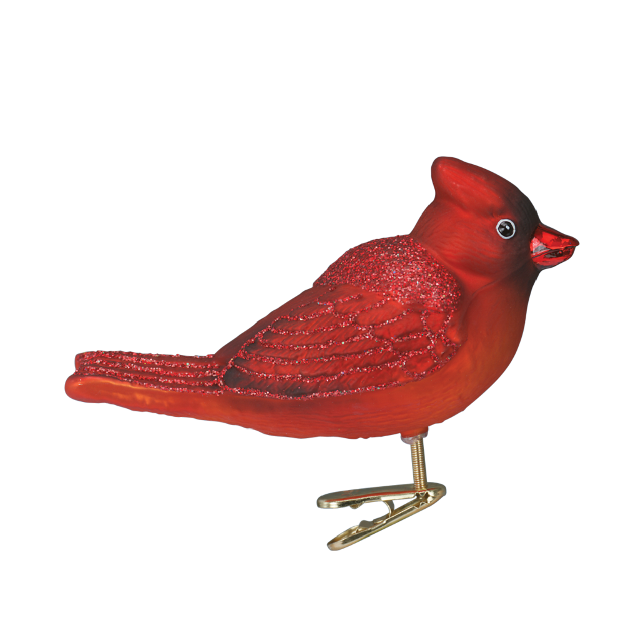 Old World Christmas - Winter Cardinal Clip-On Ornament