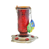 Classic Brands -  Red Vintage Hummingbird Feeder