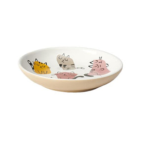 Bowl Snobby Cats Whimsical