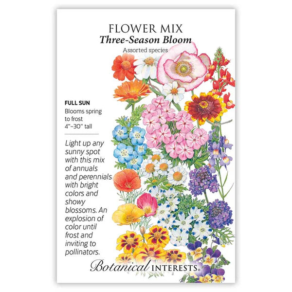 Flower Mix "Three-Seasons Bloom" Seeds