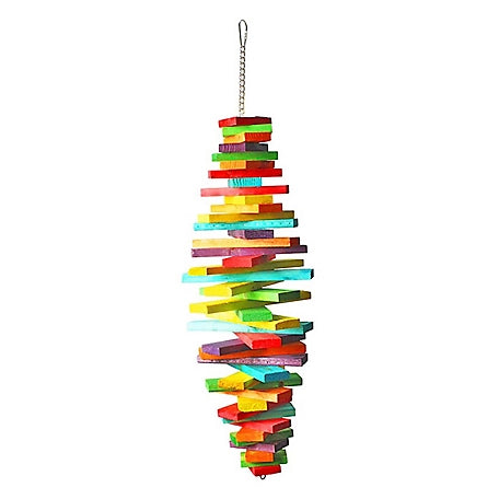 A & E Cage Company - Spiral Blocks Bird Toy