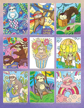 Coloring Book - Sloths