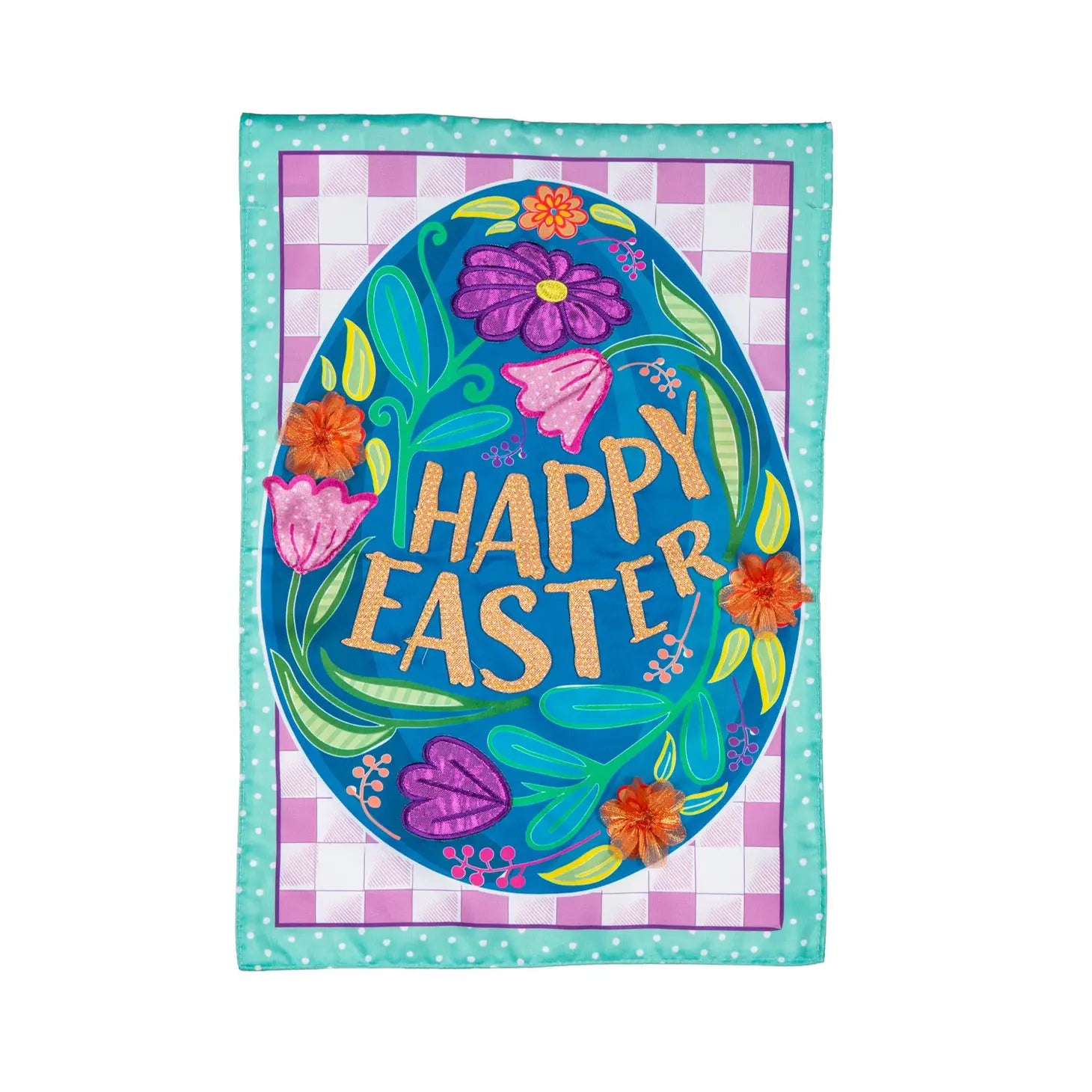 Happy Easter Egg Flag