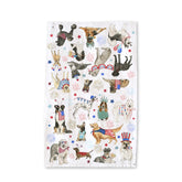 Patriotic Dogs Kitchen Towel