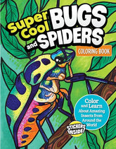 Coloring Book - Super Cool Bugs & Spiders