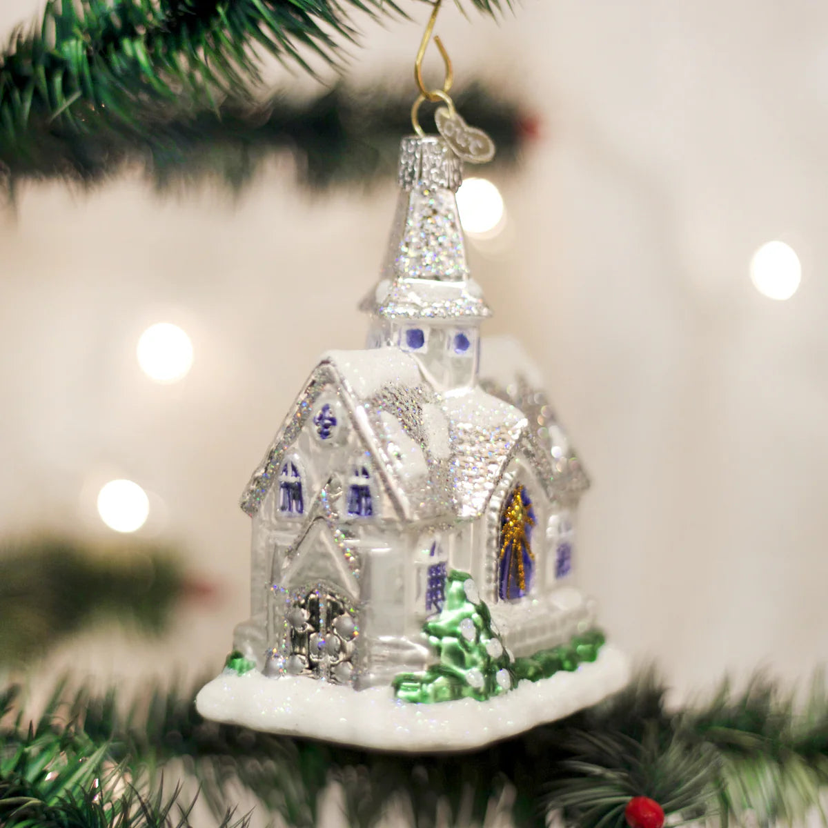 Old World Christmas - Sparkling Cathedral Ornament