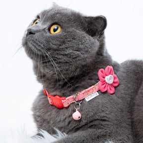 Lovely Cherry & Floral Cat Collars