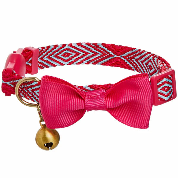 Southwestern Tribal Lozenges Cat Collar