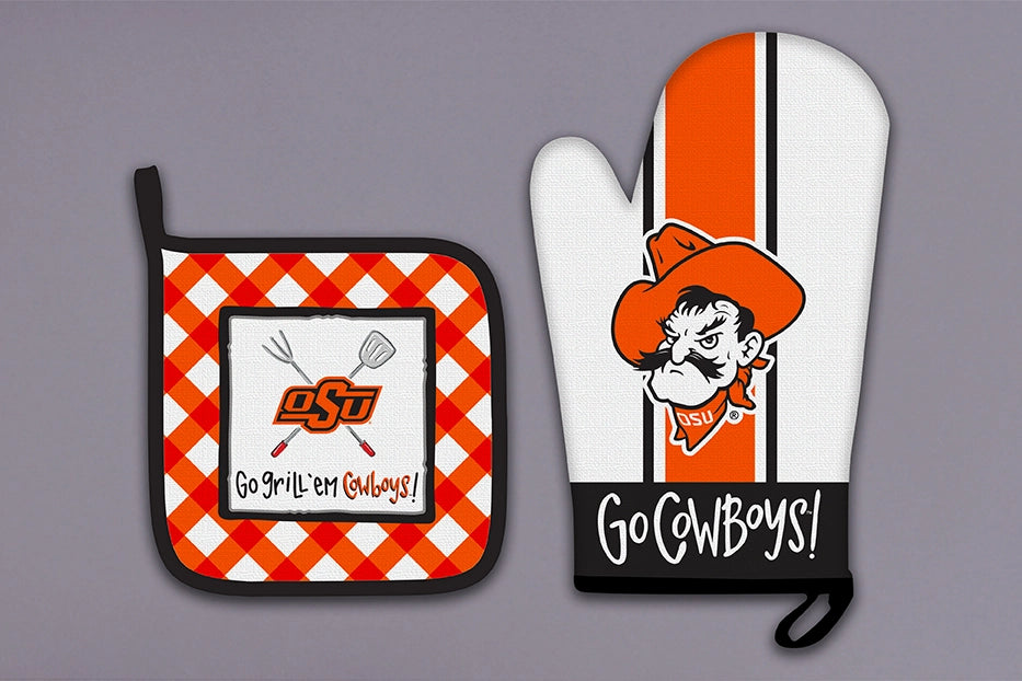 Collegiate Oven Mitt & Pot Holder