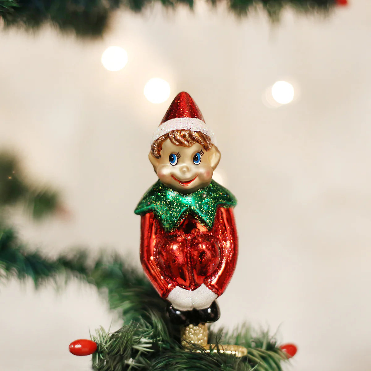 Old World Christmas - Christmas Pixie Clip-On Ornament