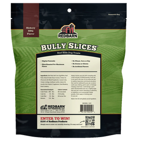 Redbarn - Bully Slices - BBQ Cow Ear Slices Coated w/ BBQ Gravy