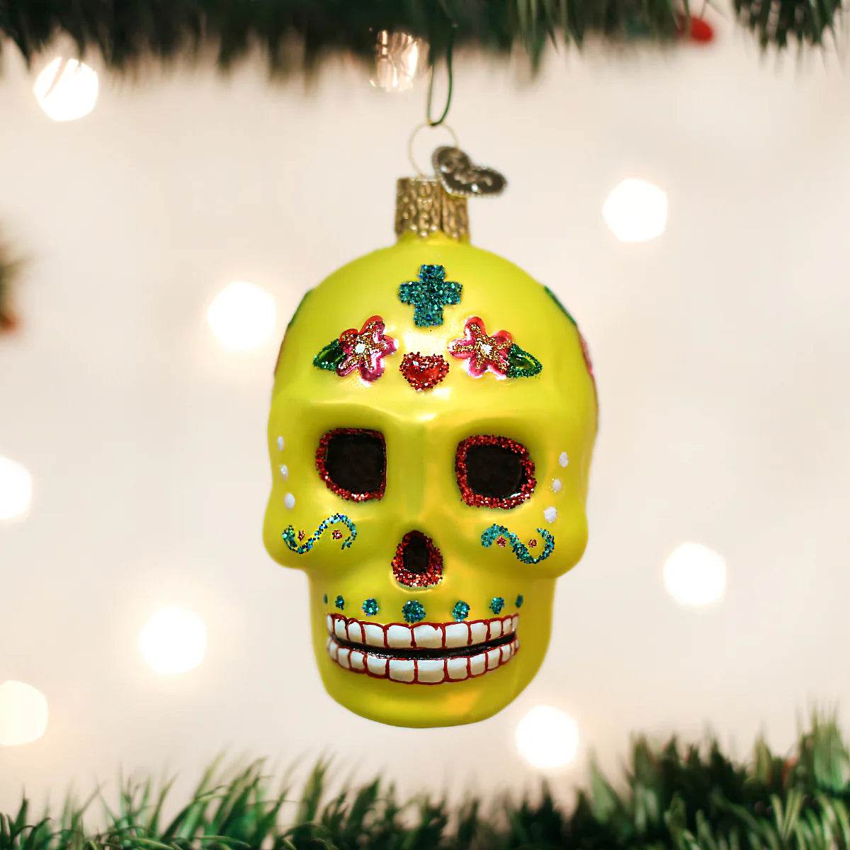 Old World Christmas - Sugar Skull Ornament