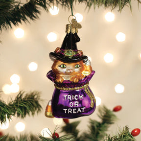 Old World Christmas - Trick-or-treat Kitty Ornament