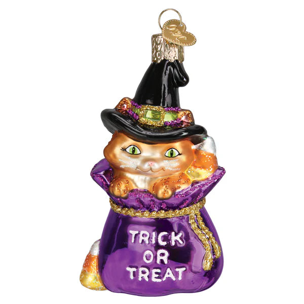 Old World Christmas - Trick-or-treat Kitty Ornament