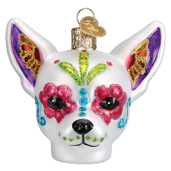 Old World Christmas - Dia De Los Muertos Dog Ornament