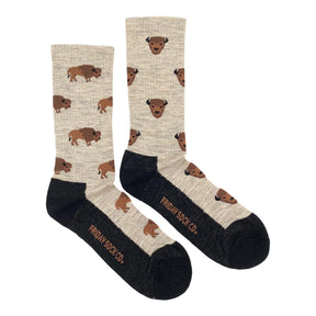 Friday Sock Co. - Men's Socks Bison Mismatched