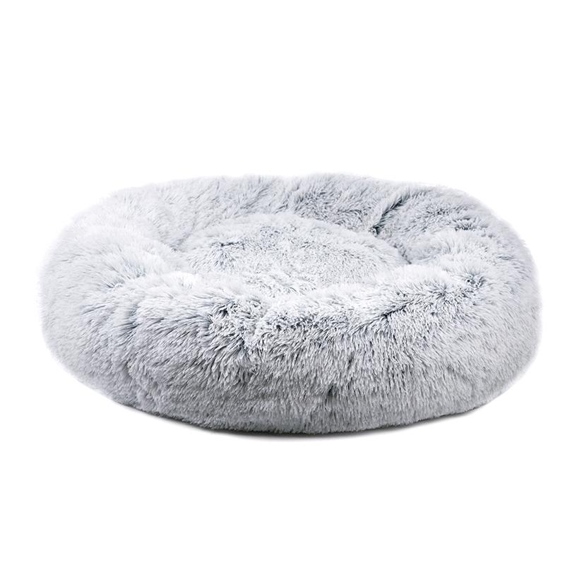 Ortho Plush Pet Bed Snowflake White 28"