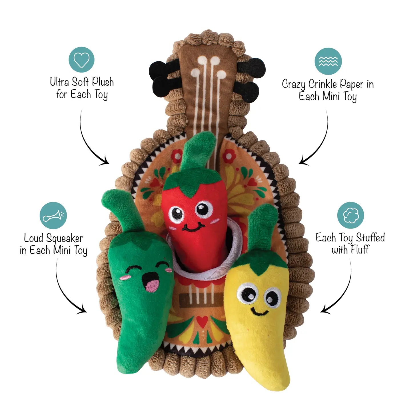 Petshop by Fringe Studio - Fiesta Till You Siesta Dog Toy