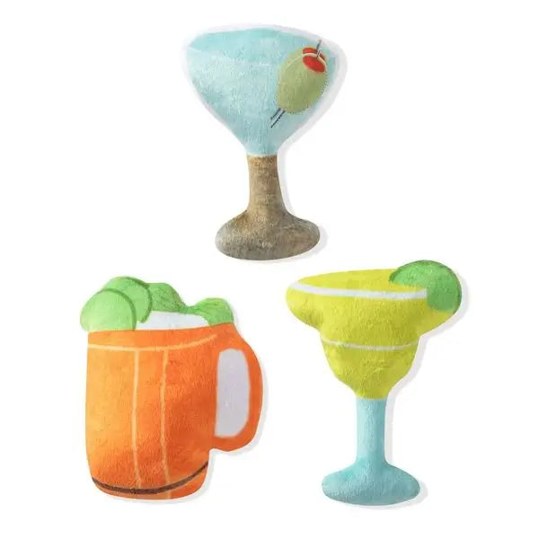 Petshop by Fringe Studio - Dog Toy Cocktail 3 Piece Set