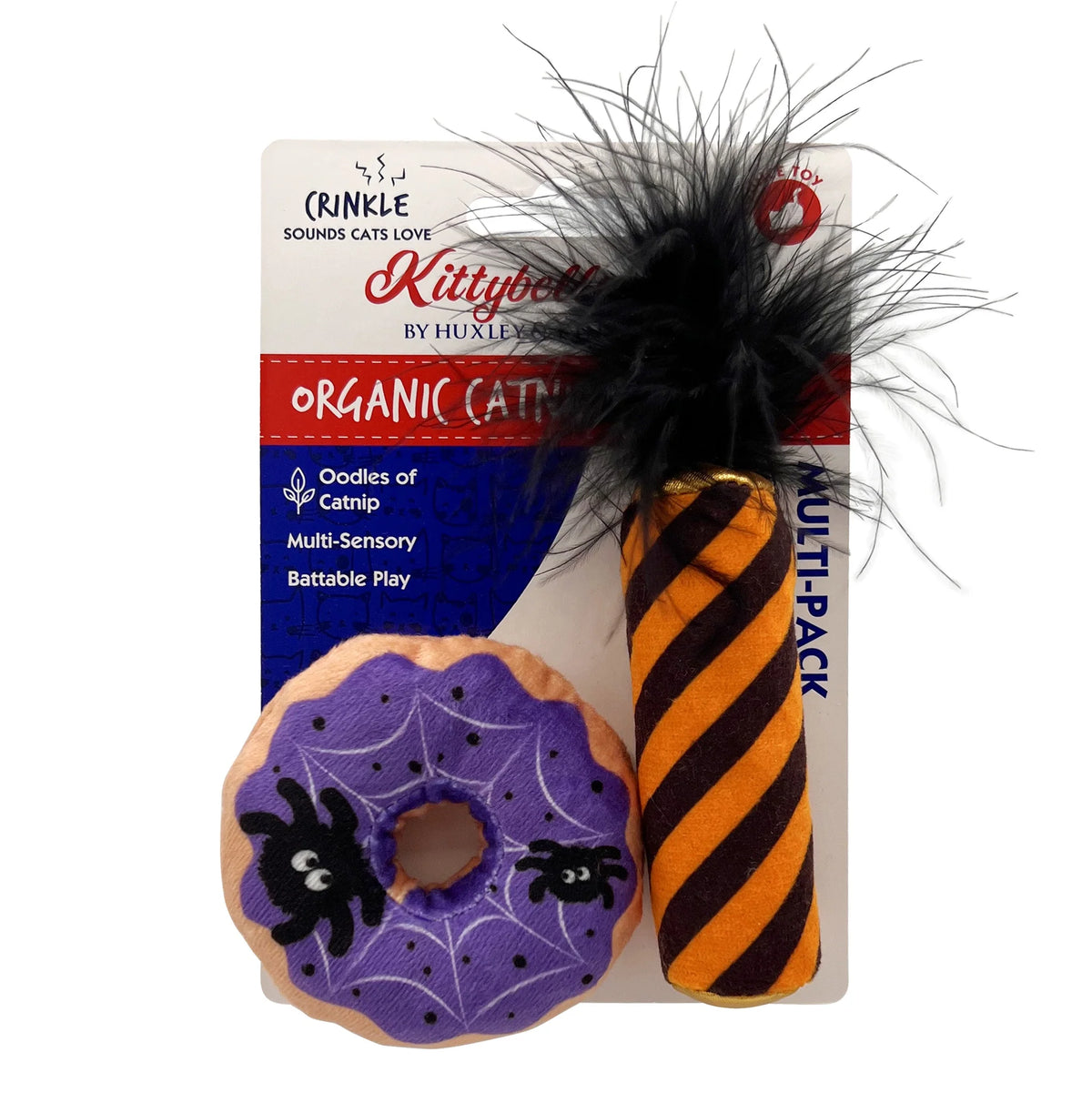 Huxley & Kent - Cat Toy Spiderweb Donut & Black Flame