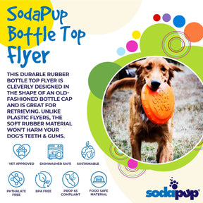 Sp Bottle Top Flyer Dog Toy