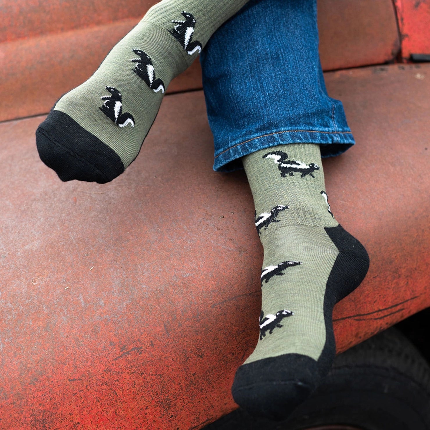 Friday Sock Co. - Men's Socks Skunk Mismatched