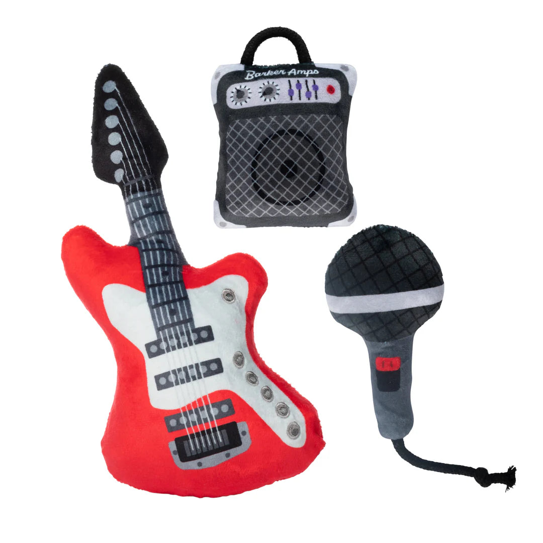 Petshop by Fringe Studio - Dog Toy 3 Pc Set Ready To Rock