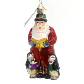 Old World Christmas - Caroling Santa Ornament