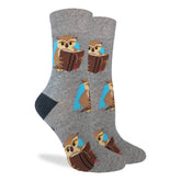 Good Luck Sock - Women's Reading Owls