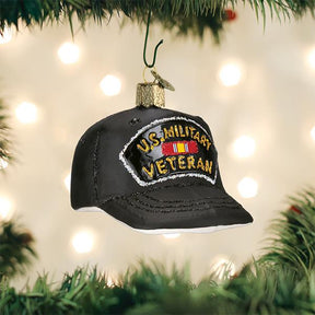 Old World Christmas - Veteran's Cap Ornament