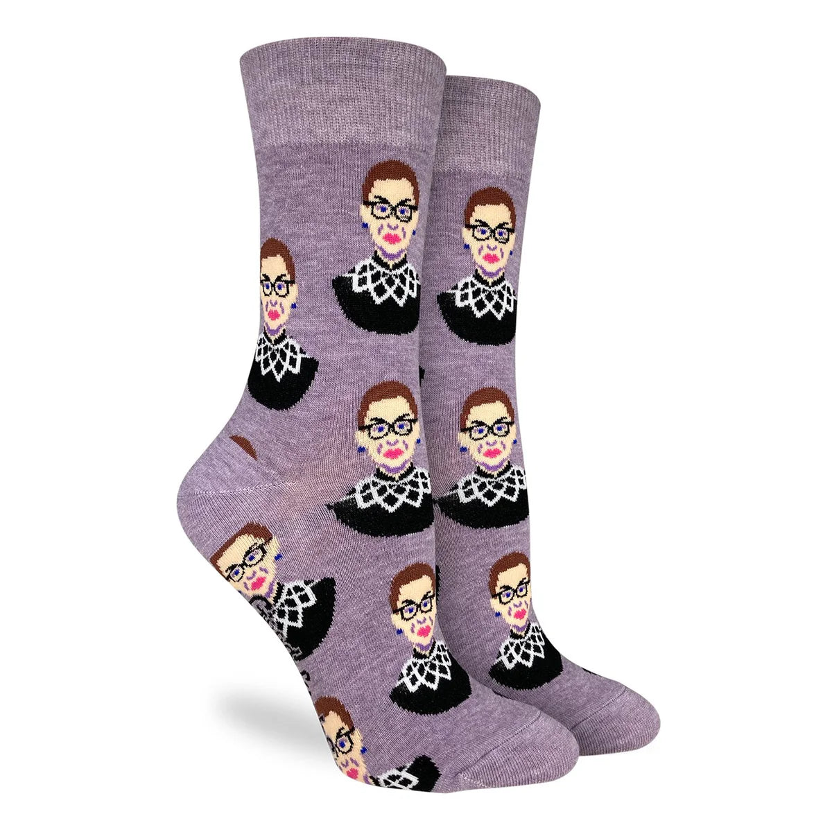 Good Luck Sock - Women's Purple Ruth Bader Ginsburg