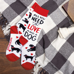 Primitives by Kathy - Socks All You Need Is Love & Dog