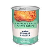 Natural Balance - Chicken & Sweet Potato LID Dog Cans