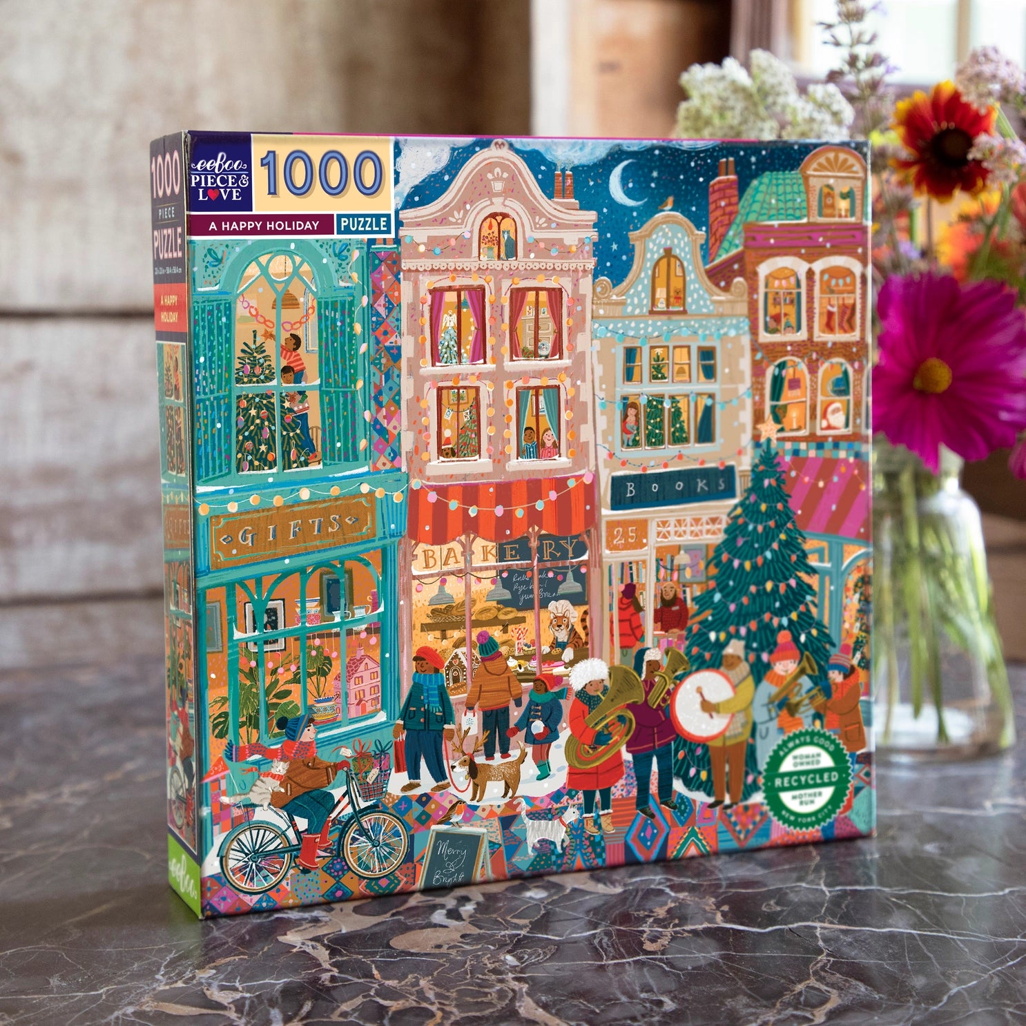 A Happy Holiday 1000 Piece Puzzle