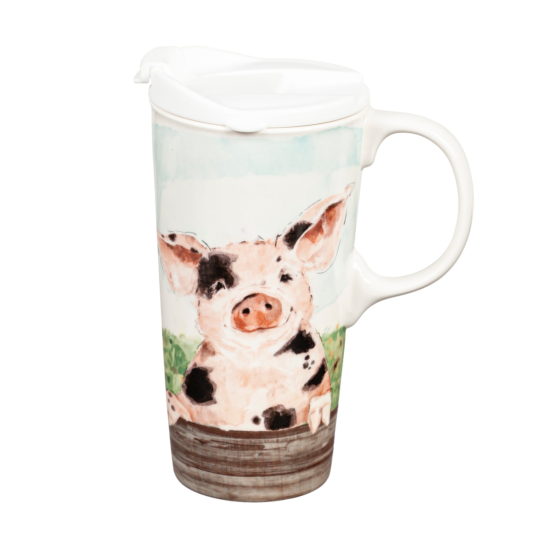 Travel Cup Spotted Pig with Box