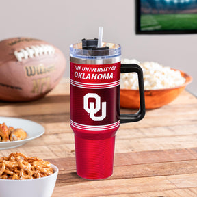 Mega Mug w/ Straw University of Oklahoma