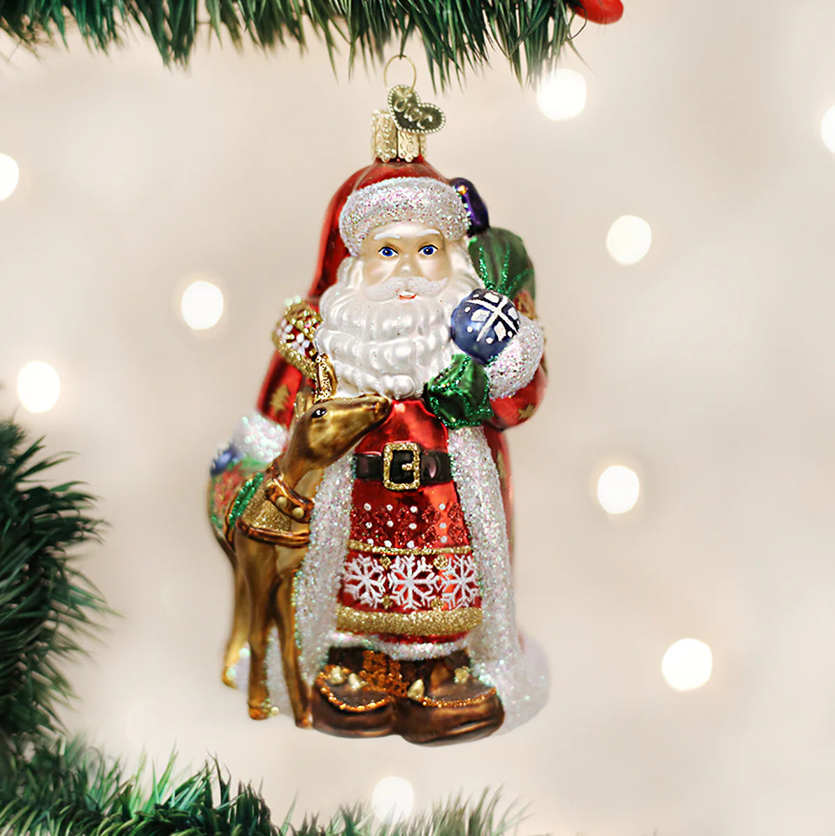 Old World Christmas - Nordic Santa Ornament